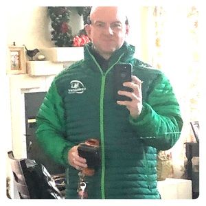 Connaught rugby club jacket (never worm outside)